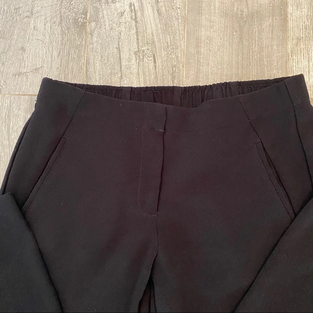 J. Jill black crepe pants with back elastic waist